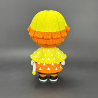 Zenitsu Agatsuma Crochet Edition – Figura Anime 3D Articulada de 18 cm
