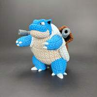 Blastoise Crochet Edition – Figura Anime 3D Articulada de 18 cm