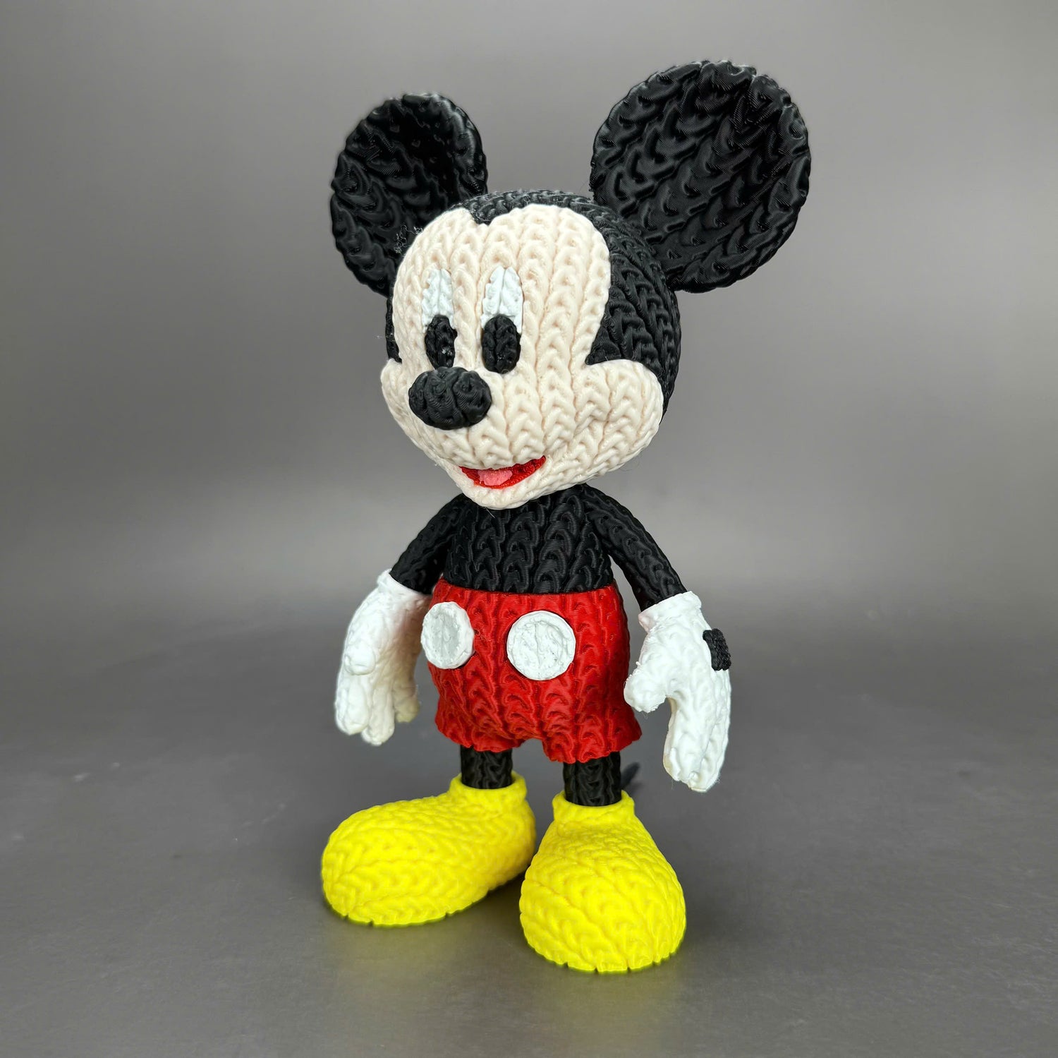 Mickey Mouse Crochet Edition – Figura 3D Articulada