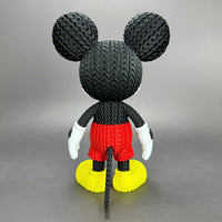 Mickey Mouse Crochet Edition – Figura 3D Articulada