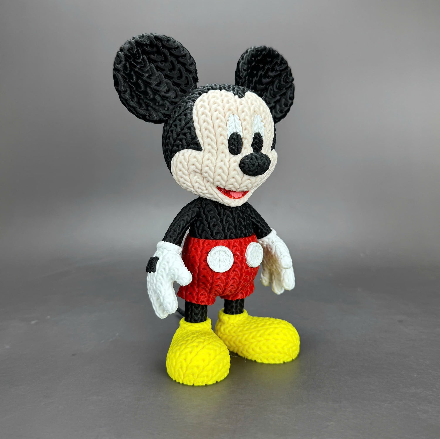 Mickey Mouse Crochet Edition – Figura 3D Articulada