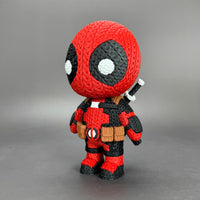 Deadpool Crochet Edition – Figura 3D Articulada de 18 cm