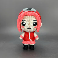 Sakura Haruno Crochet Edition – Figura 3D Articulada